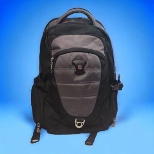 Wenger Swiss Gear Backpack AirFlow Multiple Pockets Laptop School Black Gray